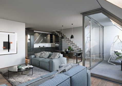 RESERVE – Appartement duplex sur plans à St-Sulpice