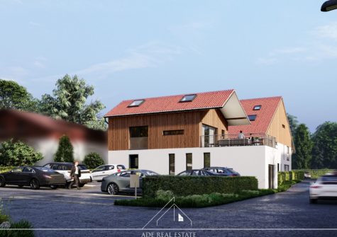 RESERVE – Magnifique appartement-villa sur plans avec balcon terrasse!